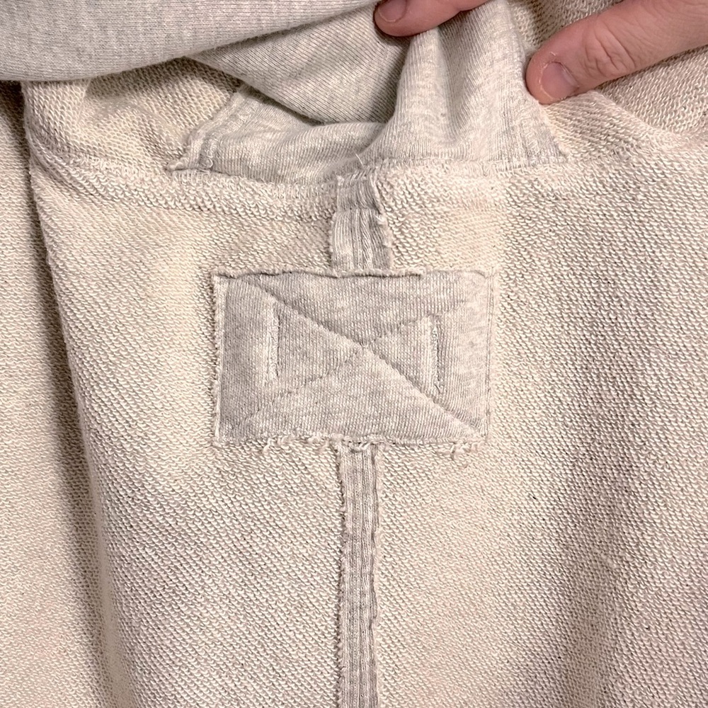 Free People Cozy Hooded Open Cardigan in Cream - Picture 14 of 16
